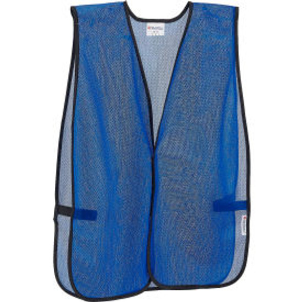 Global Industrial Hi-Vis Safety Vest Mesh Blue One Size Global Industrial Hi-Vis Safety Vest Mesh Blue One Size