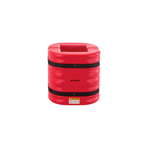 Global Industrial Column Protector 12"" Opening 24"" High Red