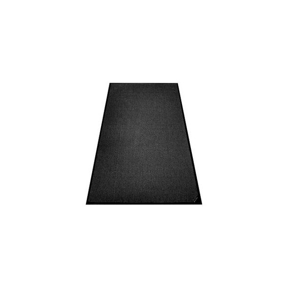 Global Industrial ColorStar Entrance Mat 3/8"" Thick 3'Wx5'L Charcoal Black