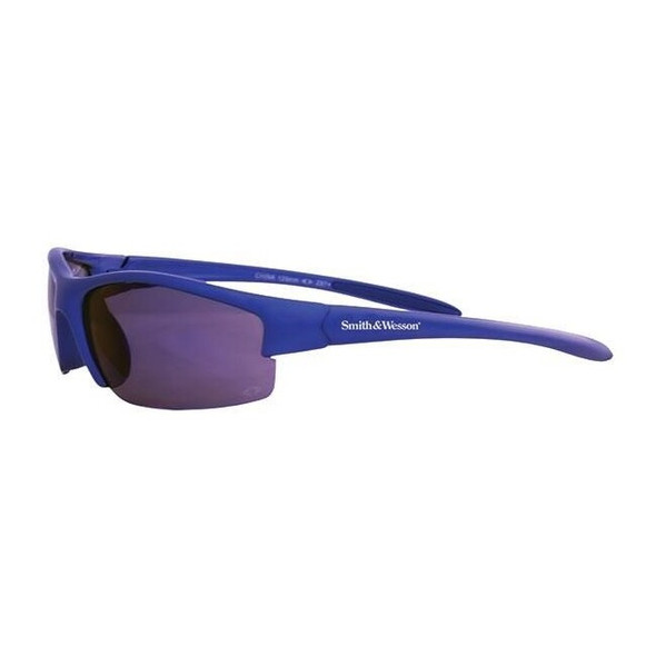 Smith & Wesson® Equalizer* Eyewear, Blue Frame, Blue Mirror Lens, 1/Each