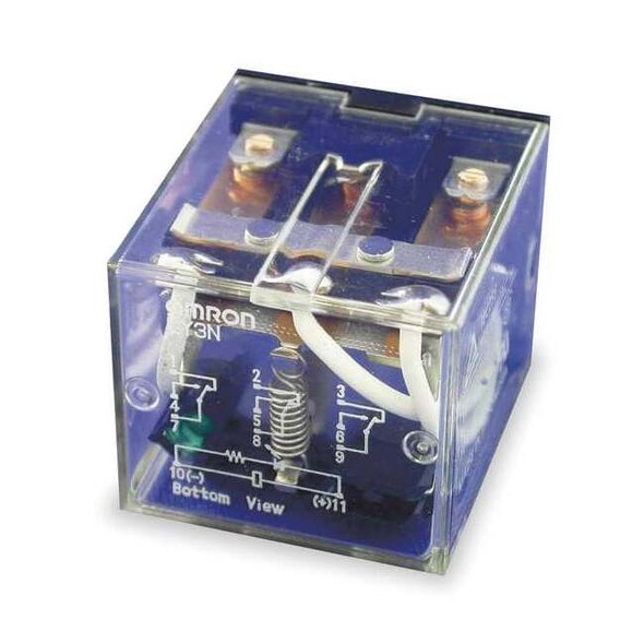 Plug-In, General Purpose Relay, Square, 10 A, 11 Pins, Quick Connect