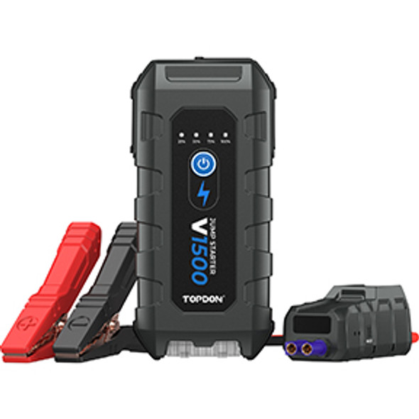 1500A Jump Starter & Booster, Power Bank & Flashlight V1500