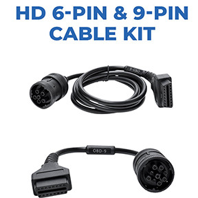 Heavy Duty Cable Kit 6 Pin & 9 Pin HDCABKIT