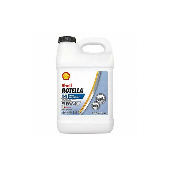 Rotella Motor Oil, Conventional, 15W-40, Bottle, 2.5 Gal. 550045127