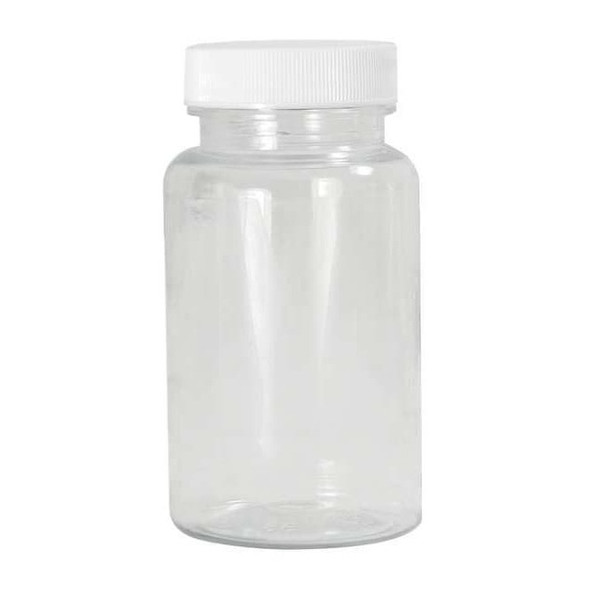 Qorpak Wide Mouth Bottle,PET,135 mm H,PK24 PLC-06838
