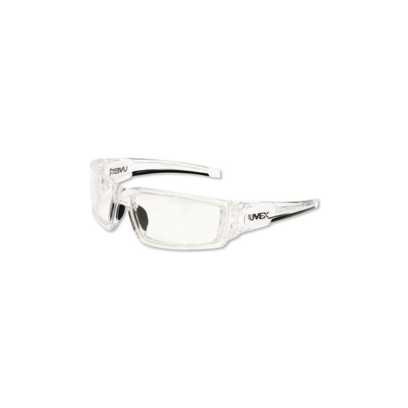 Hypershock™ Safety Eyewear, Clear Polycarbonate Lens, HydroShield® AF, Clear Ice Polycarbonate Frame