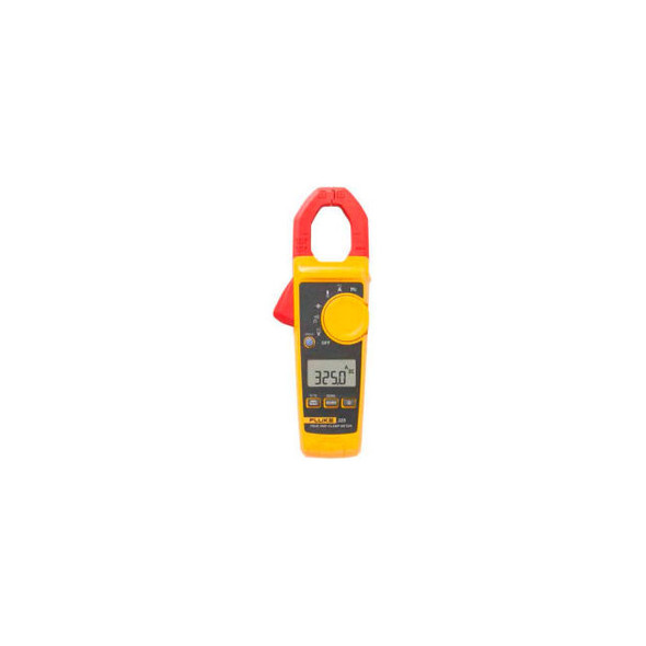 Fluke 325 40/400A AC/DC 600V AC/DC TRMS Clamp Meter W/Frequency Temp & Capacitan