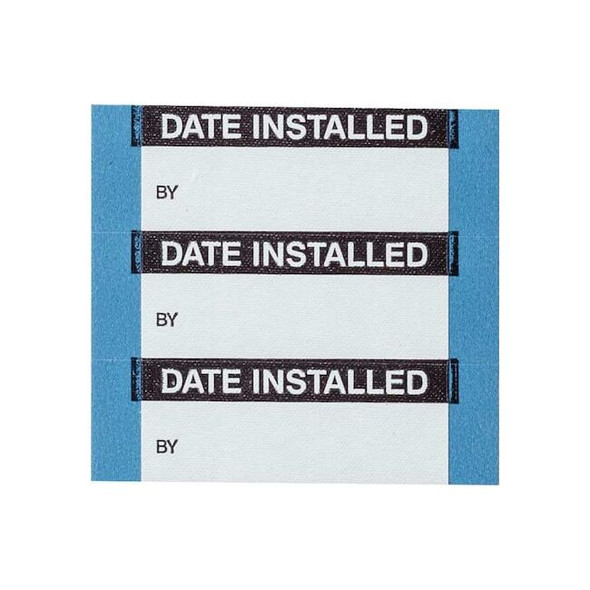 Brady InspectionLabel,Black/White,PK25 WO-17-PK