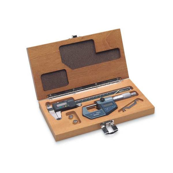 Mitutoyo Precision Measuring Kit,Digital,Ratchet 64PKA076B