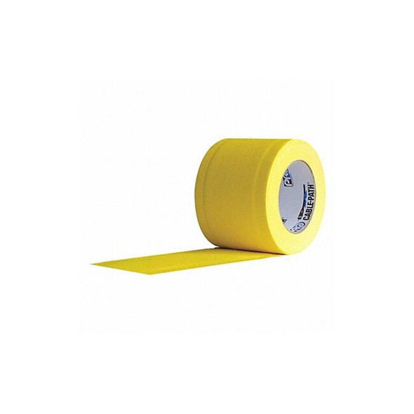 Protapes Gaffer's Tape, Yellow, 30 yd L, 6 in W Cable Path