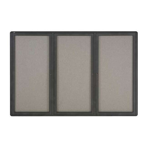 Quartet Enclosed Fabric Bulletin Board 48" x 72" 2367L