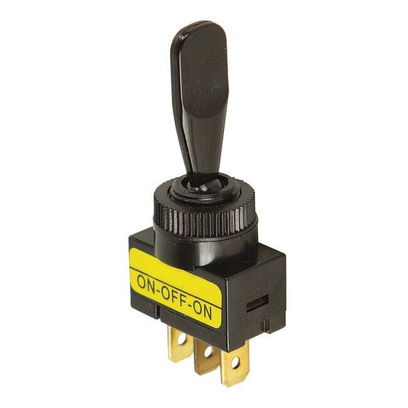 Battery Doctor Toggle Switch,1/4" Male Terminal,Black 20507