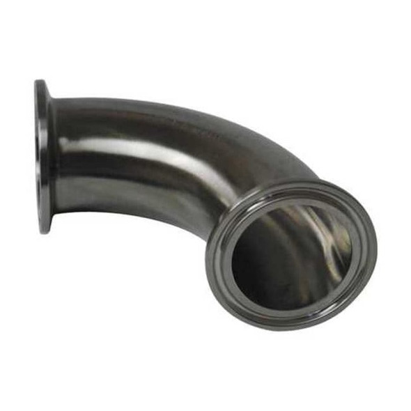 Maxpure 1-1/2" Clamp T316L SS 90 Degree Elbow TEG2C6L1.5-PM