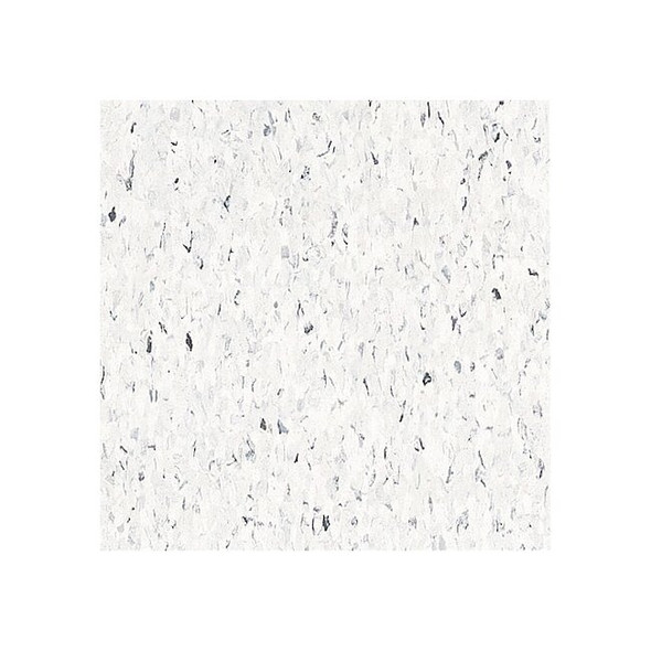 Armstrong Vinyl Floor Tiles,12 in W,Cirque White 52513031