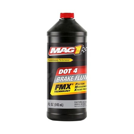 Mag 1 DOT 4 Brake Fluid, 32 oz,Glycol Base MAG1130