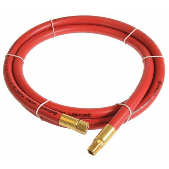 1/2" x 5 ft PVC Coupled Multipurpose Air Hose 300 psi RD
