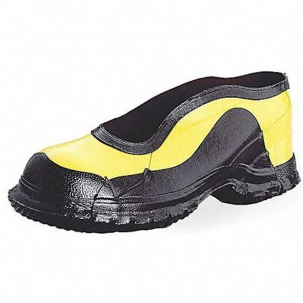 Overshoe, Electrical, Slip On, Rubber, Ankle Height, Yellow, 9  51581 9