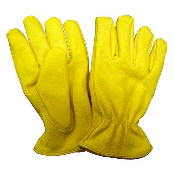 Condor Leather Gloves,Yellow,XL,PR 48WU07 Condor Leather Gloves,Yellow,XL,PR 48WU07