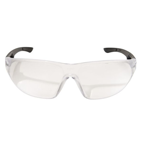 Dragon Fire, Safety Glasses, Anti-Fog & Anti-Scratch, Clear Lens, Black Frame, Frameless