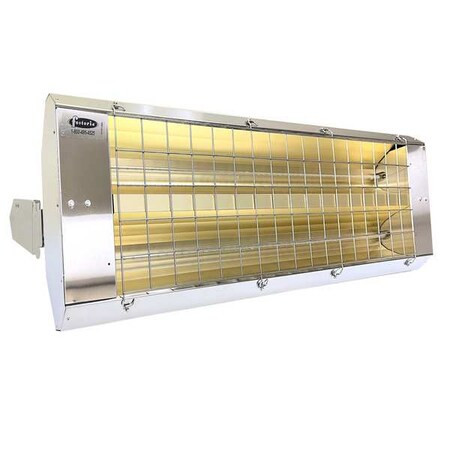 Infrared Quartz Electric Heater, 1 Phase, Stainless Steel, 480V AC