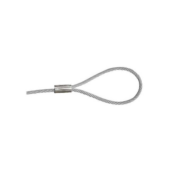 Lexco Cable Wire Rope Lanyard 1/16 7x7 SSAC 063C2C0550060