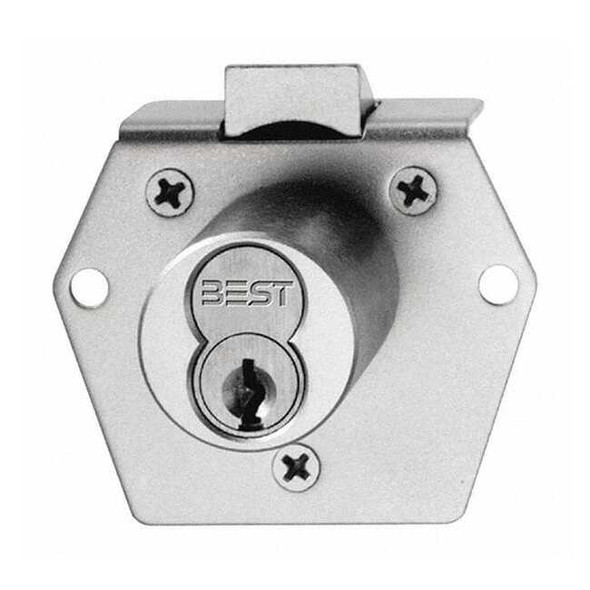 Best Intchge Core Latchbolt Locks,Slv,Diamond 5L7RL2626A453