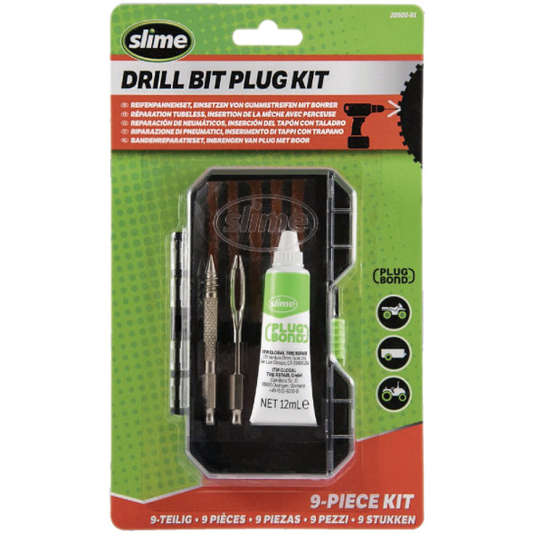 Slime Drill Bit Tire Plug Kit