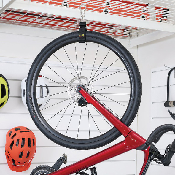 Wrap-It Storage Hook 'n Hang 18 In. x 1.5 In. Hanging Cinch Strap with Carabiner 100-HNH-18BL 515753