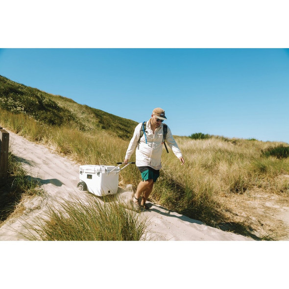 RovR RollR 60 Qt. Wheeled Hard Cooler, Powder R-R60-POW 875551