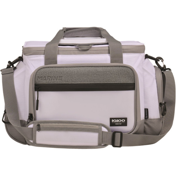 Igloo Marine 30 Qt. Square Soft-Side Cooler, White & Gray 64359