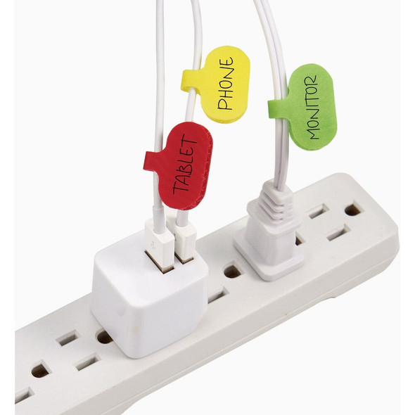 Wrap-It Storage Regular Multi-Color Cable Labels (12-Pack) 412-CL-V-MC 559464