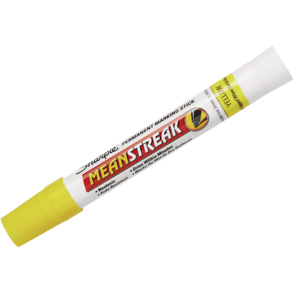 Sharpie Mean Streak Yellow Bullet Tip Waterproof Marker 85005
