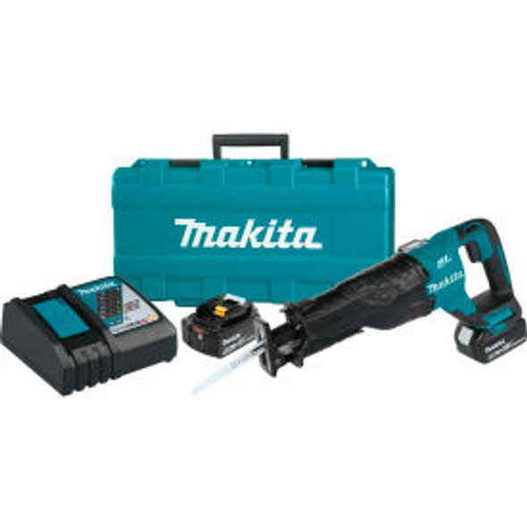 Makita LXT Cordless Recipro Saw Kit 5.0Ah Lithium-Ion 18V Brushless 0-2300/3000 Makita LXT Cordless Recipro Saw Kit 5.0Ah Lithium-Ion 18V Brushless 0-2300/3000