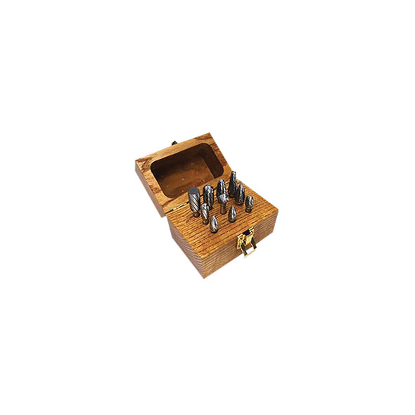 KnKut 10 Piece Carbide Burr Set with 1/4" Shanks 10KK14BS