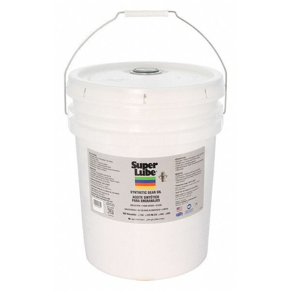 5 gal. Gear Oil Pail, 320 ISO Viscosity, 90 SAE, Translucent Clear