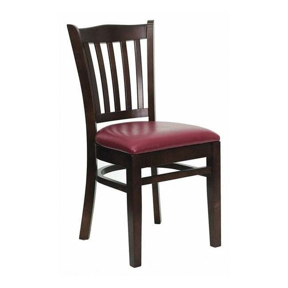 Hercules Restaurant Chair, Wood Back, 17-1/2 in W 20-3/4" L 34-1/2" H
