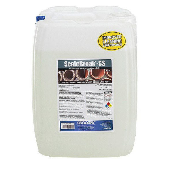 Speedclean Scale Remover,Clear,5 gal,Bottle SCALEBRK-SS-5