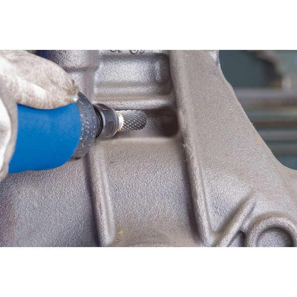 Pferd TOUGH Carbide Bur - Cylind. (Plain End) - DBL Cut (3R) - 3/8" x 3/4" x 1/4" Shank - SA-3 22152