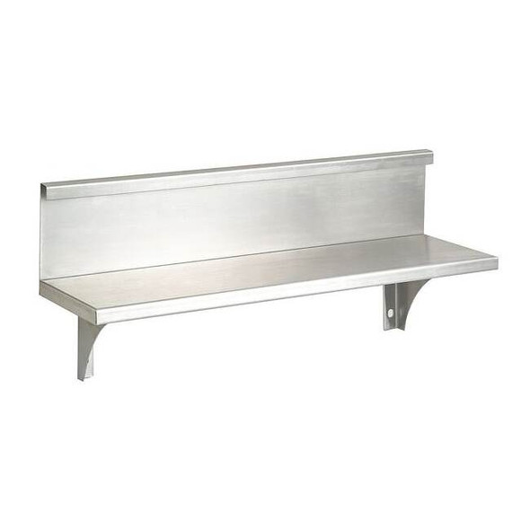 Manufacturer Varies Utility Shelf w/Backsplash, 8-1/8x16x5In 4WMJ8