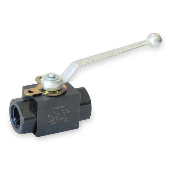 Dynaquip Controls Manual 2-Way Ball Valve,NPT,Carbon Steel VAE2.A00P 1/4