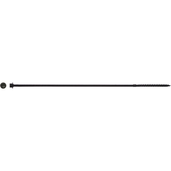 Big Timber #14 x 10 In. Hex Head Black Structure Screw (50-Count) BL1410-50 236618