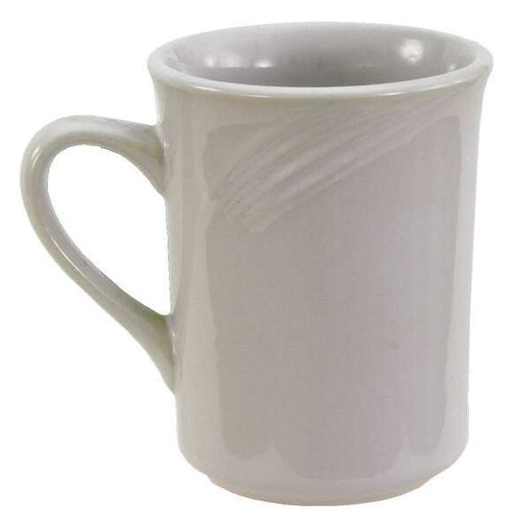 Crestware Mug,8 fl oz,White,PK36 FR16 Crestware Mug,8 fl oz,White,PK36 FR16