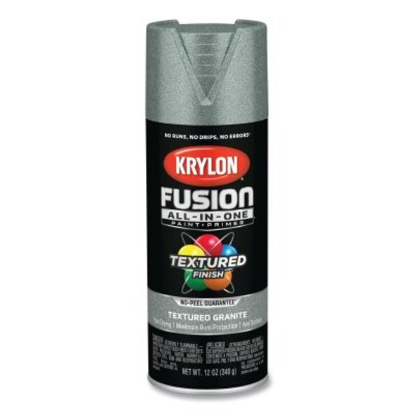 Fusion All-in-One™ Paints + Primers, 12 oz, Aerosol Can, Textured Granite