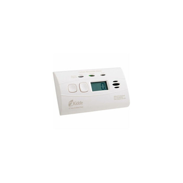 Kidde C3010D Worry-Free CO Alarm with Digital Display 10-Year Sealed Lithium Bat