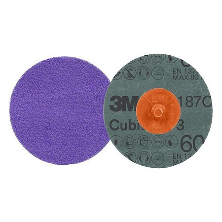 3m Cubitron Quick-Change Disc,Ceramic,PK50 7100332836