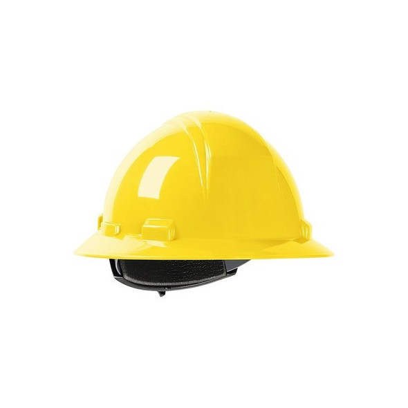 Hard Hat, Dynamic, HDPE, 4 Point Ratchet, Type 1, Class E, Yellow