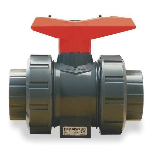 Gf Piping Systems Manual 2-Way Ball Valve,NPT,Polypro 167546332 Gf Piping Systems Manual 2-Way Ball Valve,NPT,Polypro 167546332