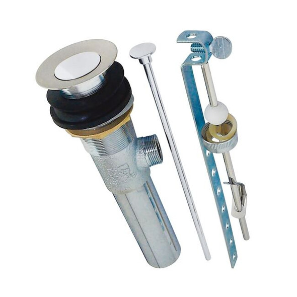 Brass, Bathroom Sink Drain, Pop-Up Drain with Overflow Hole