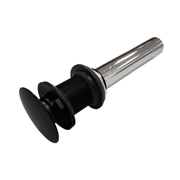 Brass, Bathroom Sink Drain, Push Pop-Up Drain without Overflow