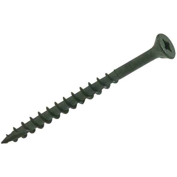 Grip-Rite #9 x 2-1/2 In. Premium-Coated Combo Drive Wood Exterior Screw (25 Lb.)